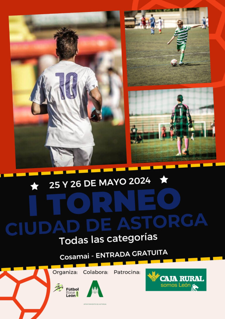 El I Torneo Ciudad de Astorga de fútbol base reunirá en Cosamai a más de 40 equipos y 800 jugadores