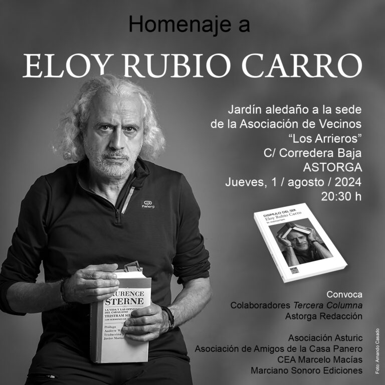 Amigos, compañeros y vecinos recuerdan este jueves a Eloy Rubio Carro en el barrio de San Andrés