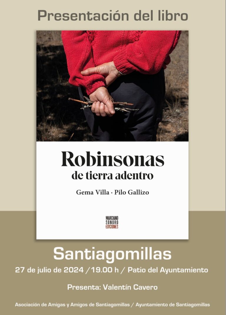 Presentación del libro «Robinsonas de tierra adentro» en Santiagomillas