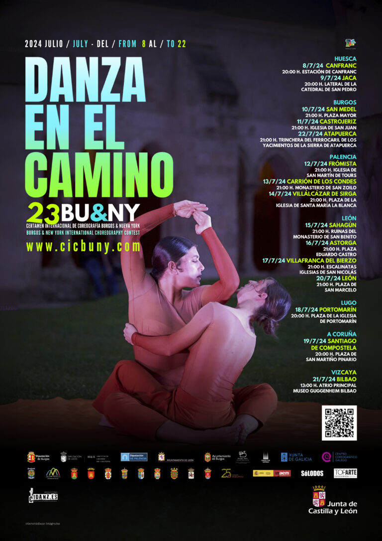 El VI Festival Danza en el Camino llevará diez actuaciones a localidades del Camino de Santiago Francés por Castilla y León entre el 8 y el 22 de julio