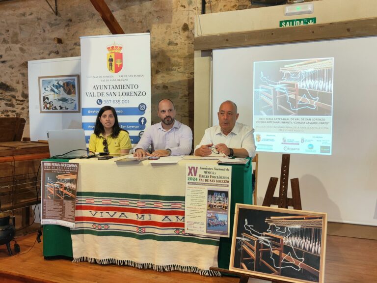 Val de San Lorenzo vuelve a poner en valor la tradición los días 3 y 4 de agosto en su XXIII Feria de Artesanía