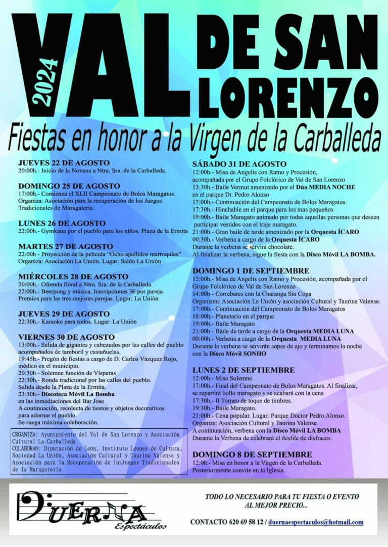 La Virgen de la Carballeda viste Val de San Lorenzo de fiesta y tradición