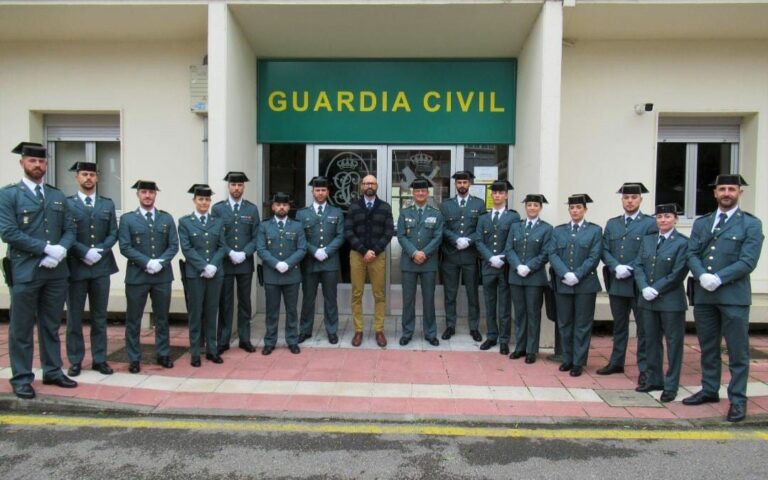 Catorce nuevos guardias civiles alumnos inician su periodo de prácticas en distintas unidades territoriales de la provincia