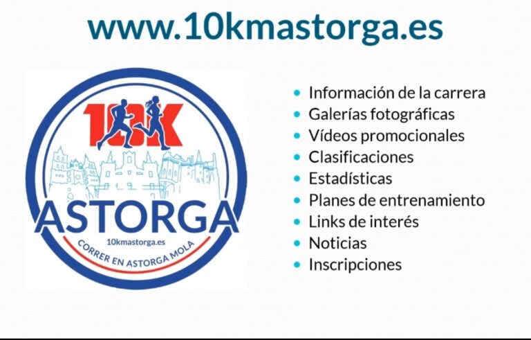 10kmastorga.es: el nuevo escaparate de la carrera Ciudad de Astorga